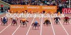 Hannah Cockcroft wins the T34 100 metres the Glasgow Diamond League. Photo: David T. Hewitson/Sports for All Pics